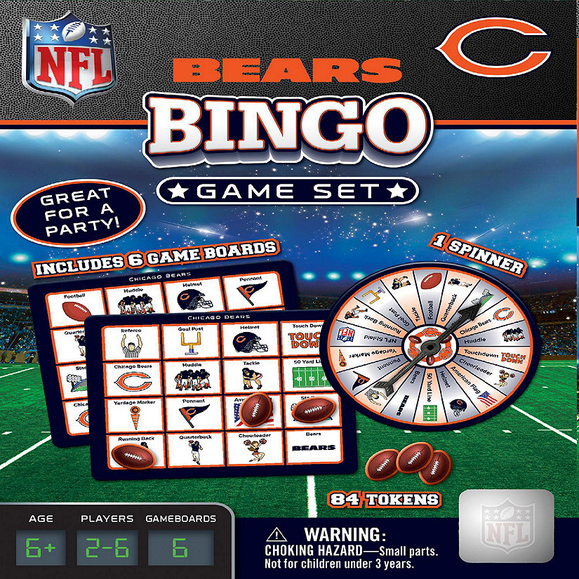 Chicago Bears Bingo Game Image