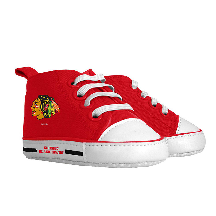 Chicago Blackhawks Baby Shoes Image