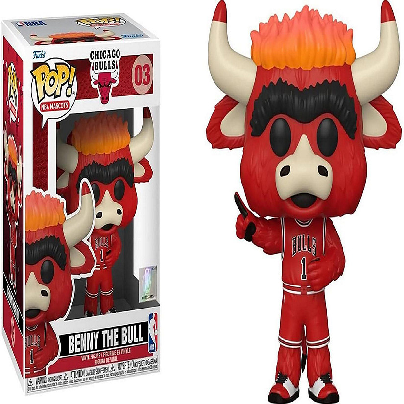 Chicago Bulls NBA Funko POP Mascot Vinyl Figure  Benny the Bull Image