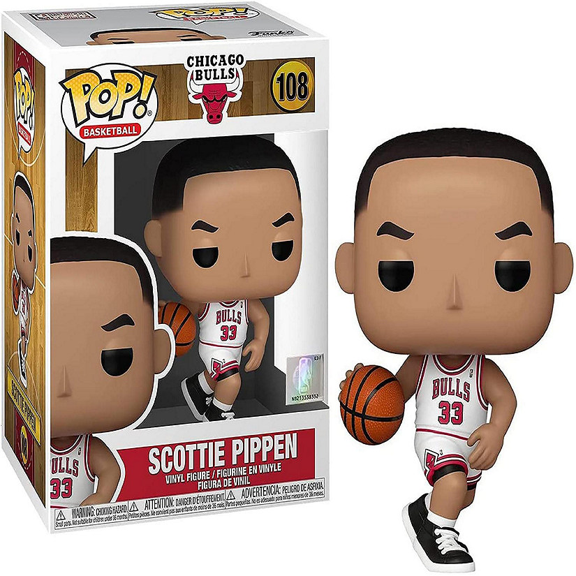 Chicago Bulls NBA Funko POP Vinyl Figure  Scottie Pippen (Home) Image