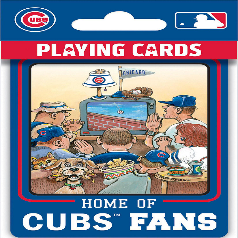Chicago Cubs Fan Deck Playing Cards - 54 Card Deck Image