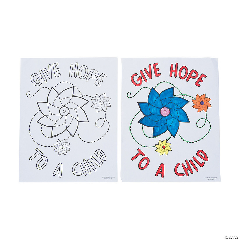 Child Abuse Awareness Coloring Sheets - Discontinued