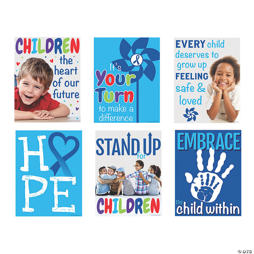 Child Abuse Prevention Posters - 6 Pc. Image