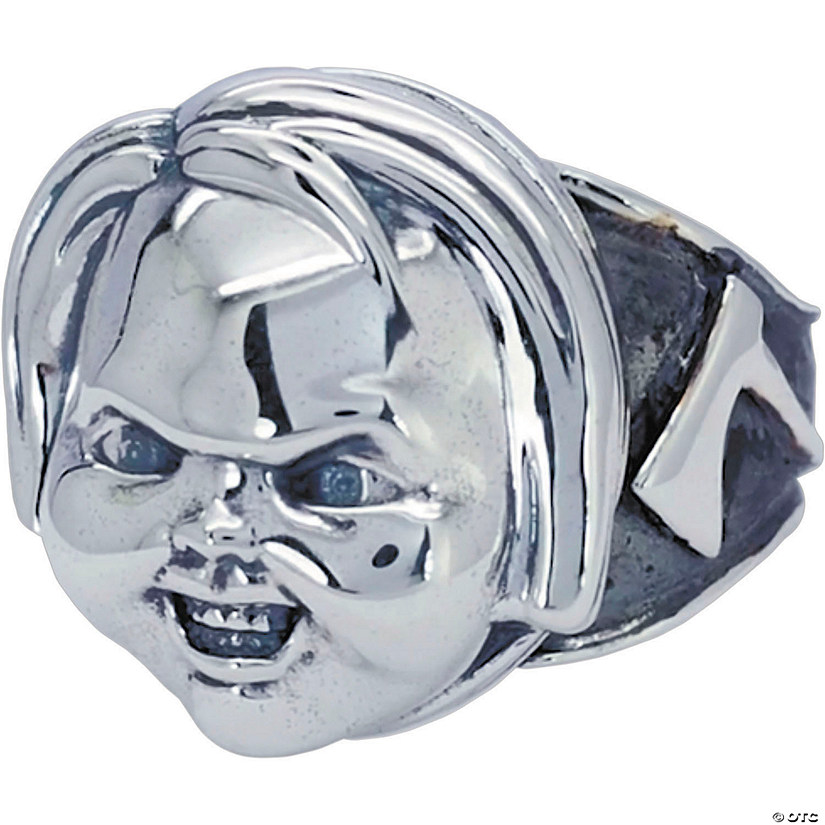 Child&amp;#8217;s Play&amp;#8482; Chucky Face Sterling Silver Ring Image