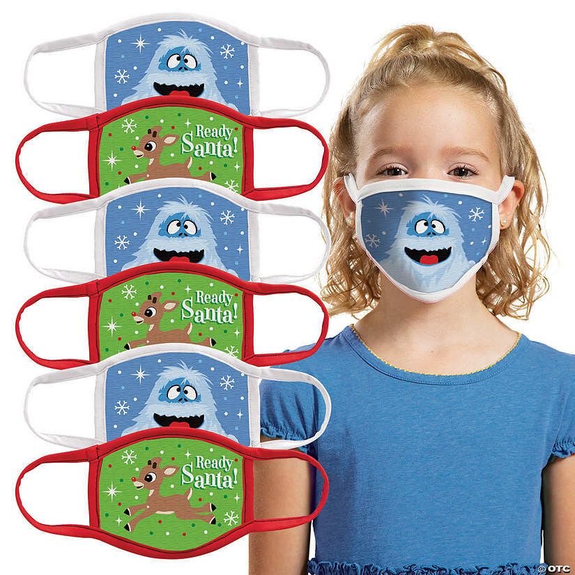Child&#8217;s Rudolph the Red-Nosed Reindeer<sup>&#174;</sup> Washable Face Masks - 6 Pc. Image