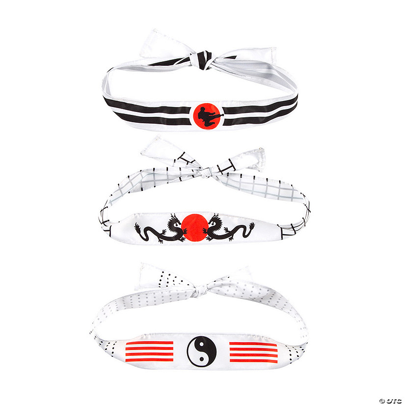 Child’s TieOn Karate Ninja Headbands 12 Pc. Oriental Trading