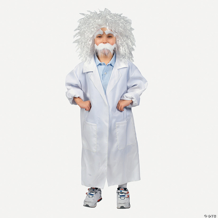 Child’s White Lab Coat Costume Medium Oriental Trading