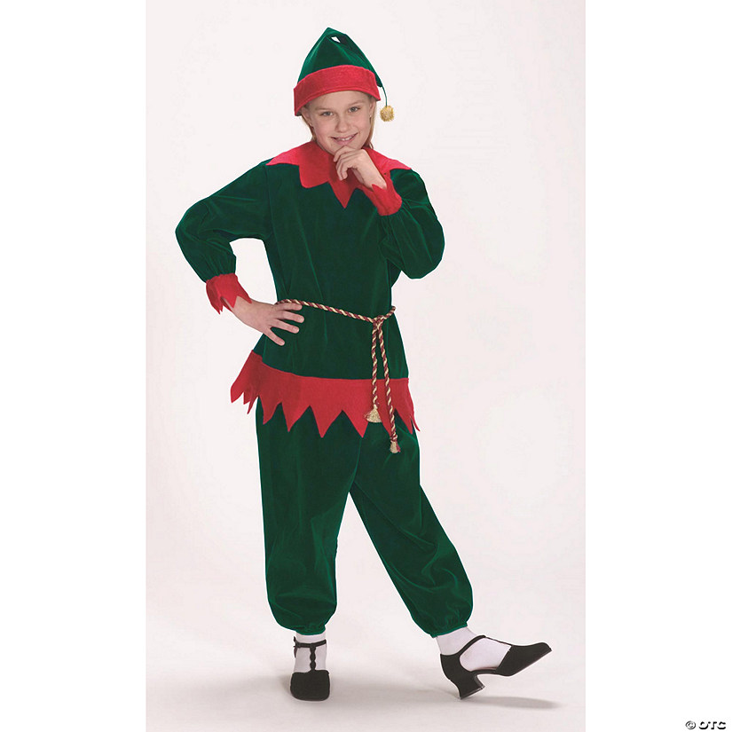 Child Velvet Elf Suit (4 - 8) Image