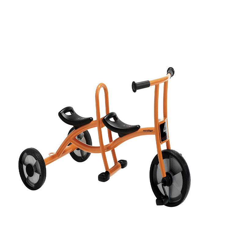 Childcraft Child Taxi Tricycle, 2 Seats, Orange Image