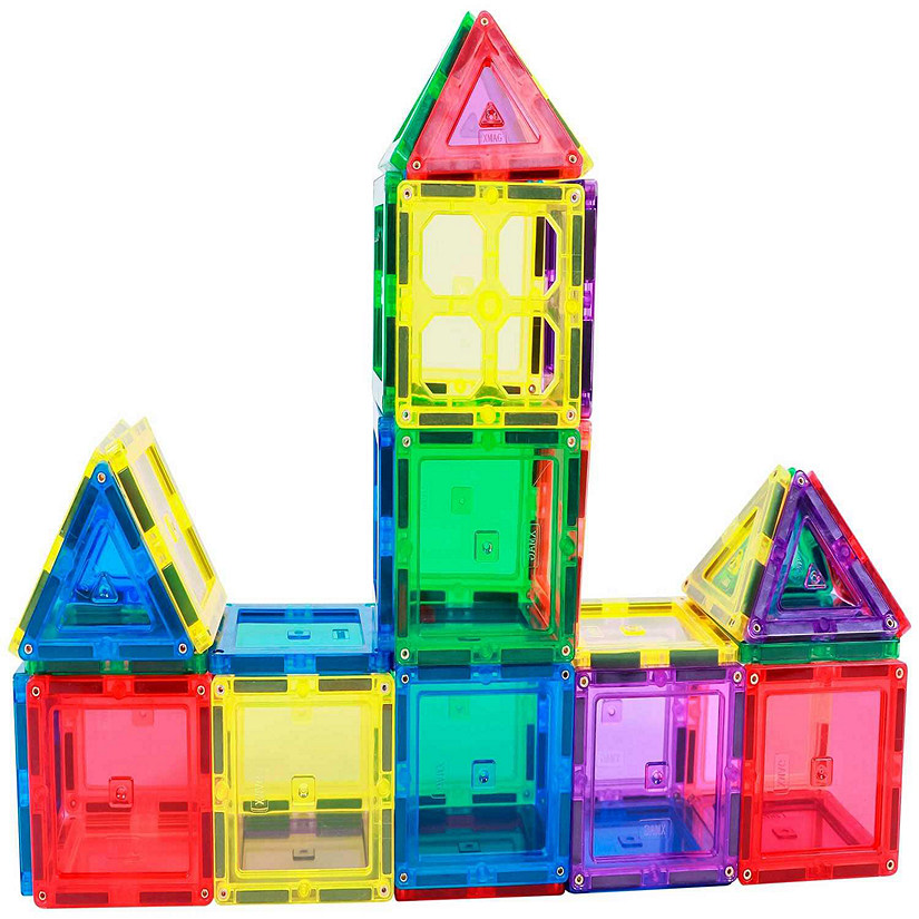 Childcraft Magnetic Building Tiles, Set of 64 Image