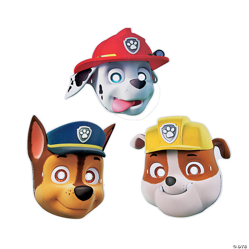 Children's Paw Patrol&#8482; Masks - 8 Pc. Image