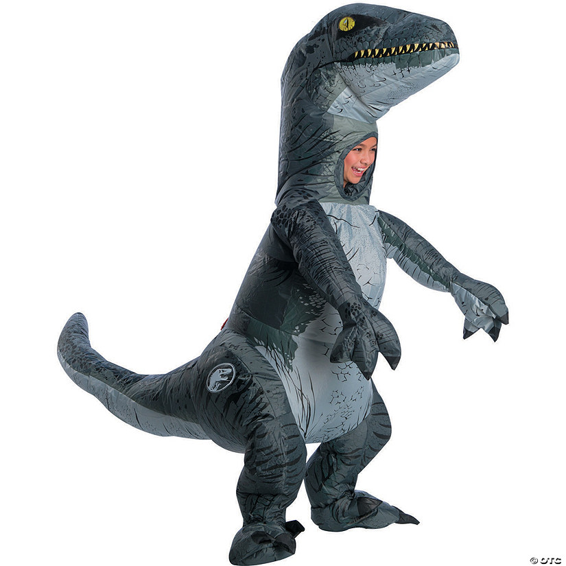 Children's Velociraptor Inflatable Costume