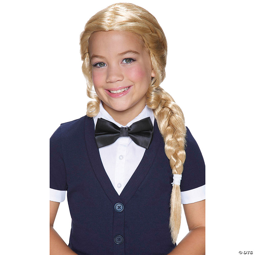 Child's Braided Pigtail Wig Image
