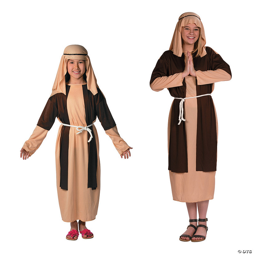 Child's Deluxe Brown & Beige Shepherd Costume Image