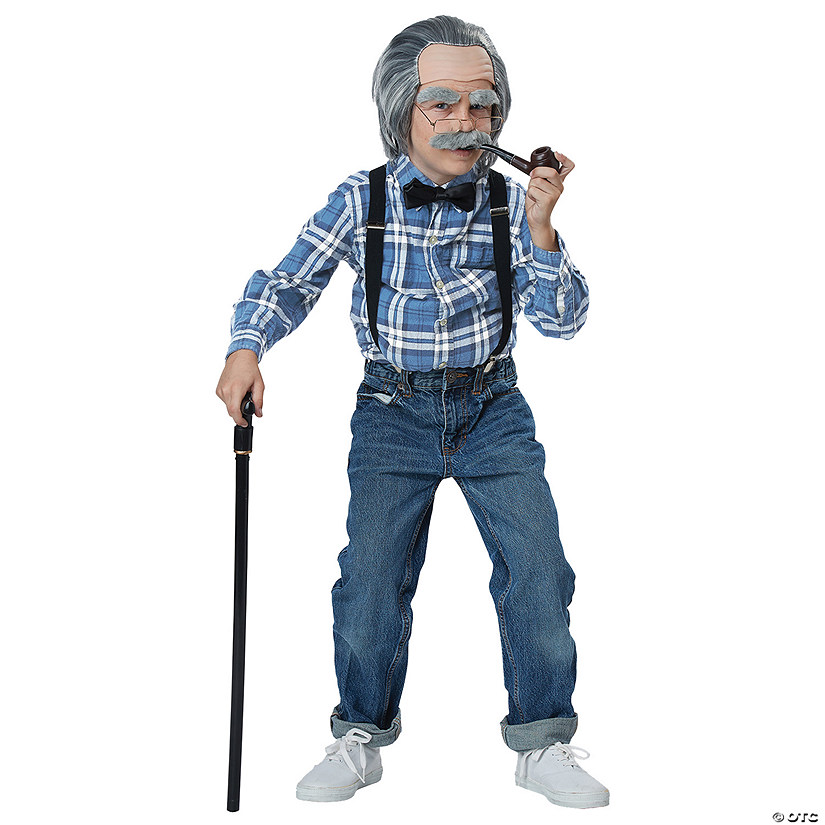 Child's Old Man Costume Kit Image