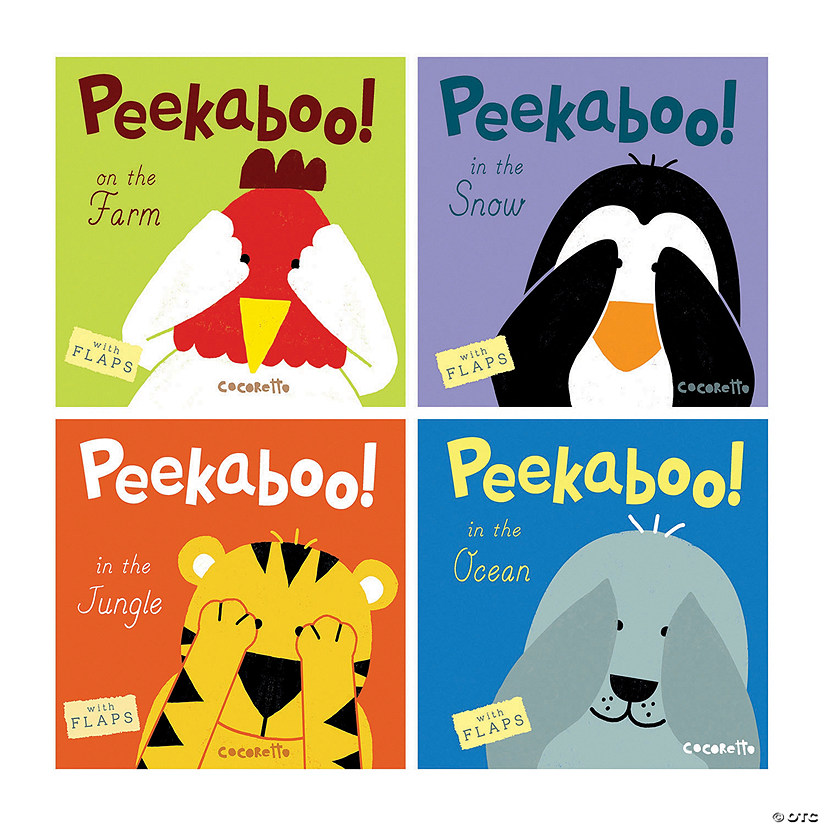 Child's Play Books Peekaboo! Complete Set of 4 Books Image