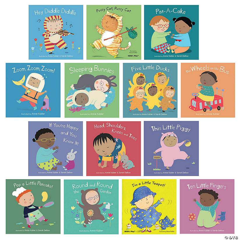 Child's Play Books Songs and Rhymes Collection Set, Set of 14 Baby Board Books Image