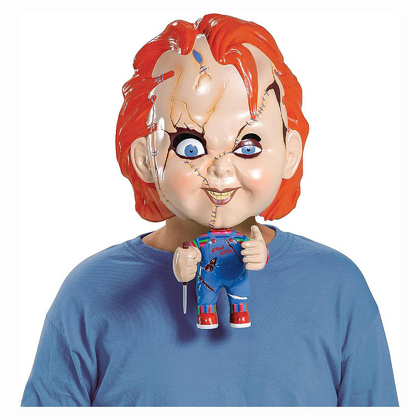 Childs Play Chucky Child Costume Move-A-Mask  One Size Image