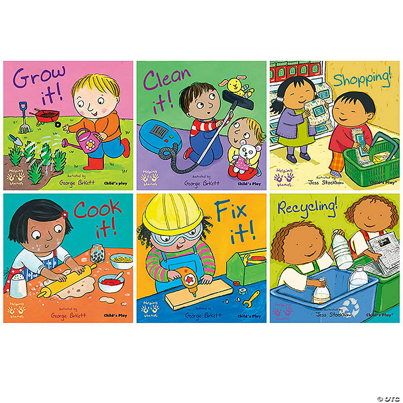 Child's Play Helping Hands Books, Set of 6 Image