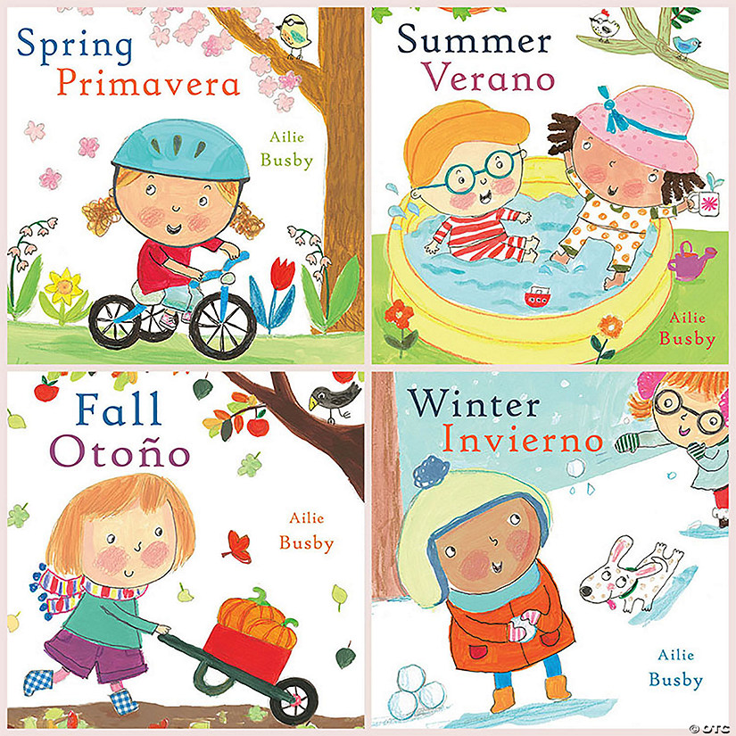 Child's Play Seasons/Estaciones Bilingual English/Spanish Books, Set of 4 Image