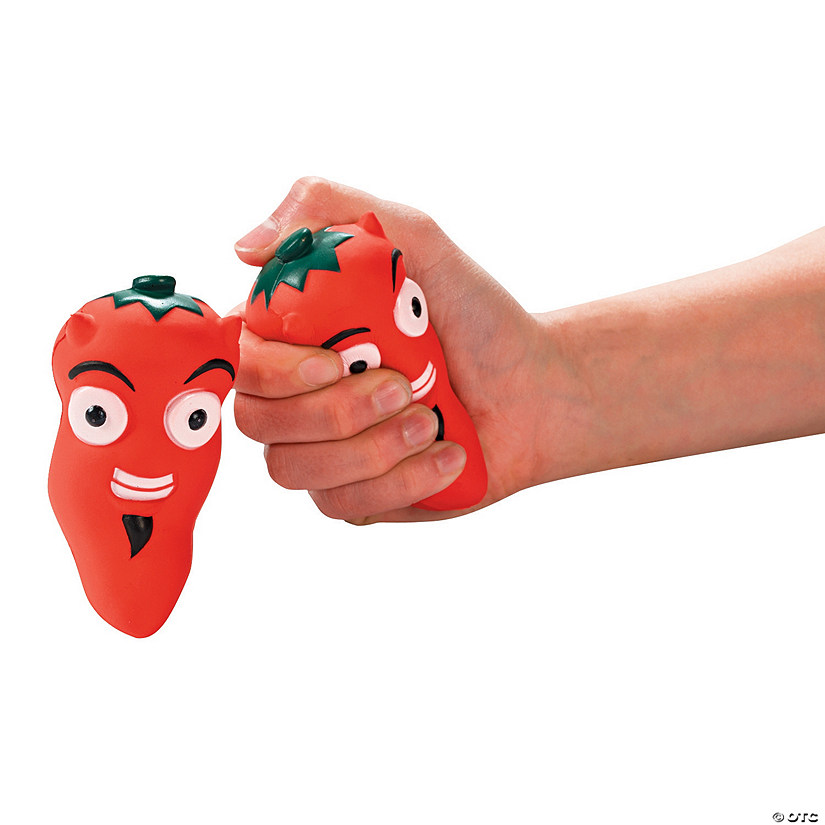 Chili Pepper Stress Toys - 12 Pc. Image