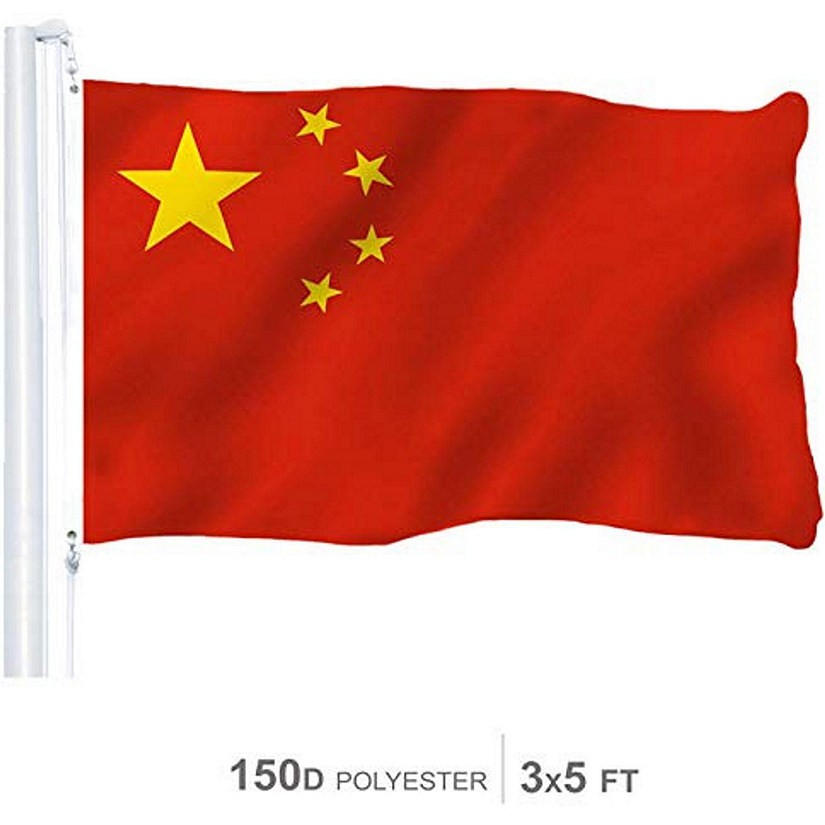 China Chinese Flag 150D Printed Polyester 3x5 Ft Image