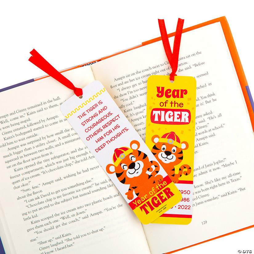 Chinese New Year of the Tiger Bookmarks Image
