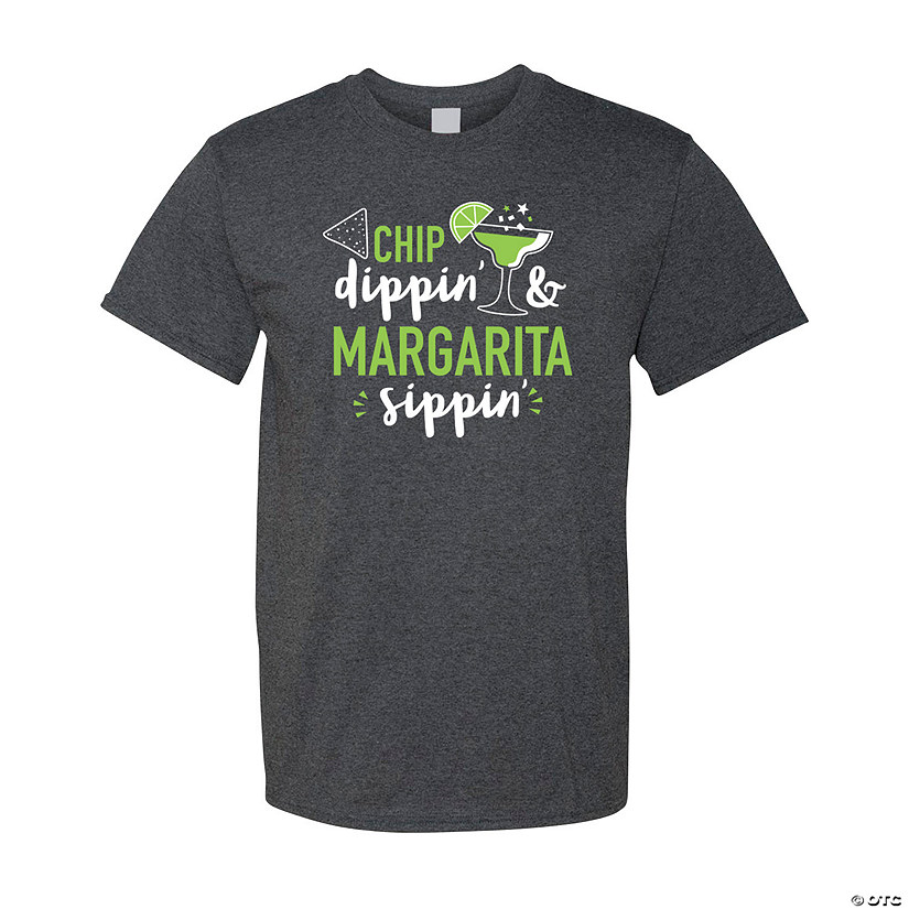 Chip Dippin&#8217; & Margarita Sippin&#8217; Adult&#8217;s T-Shirt Image