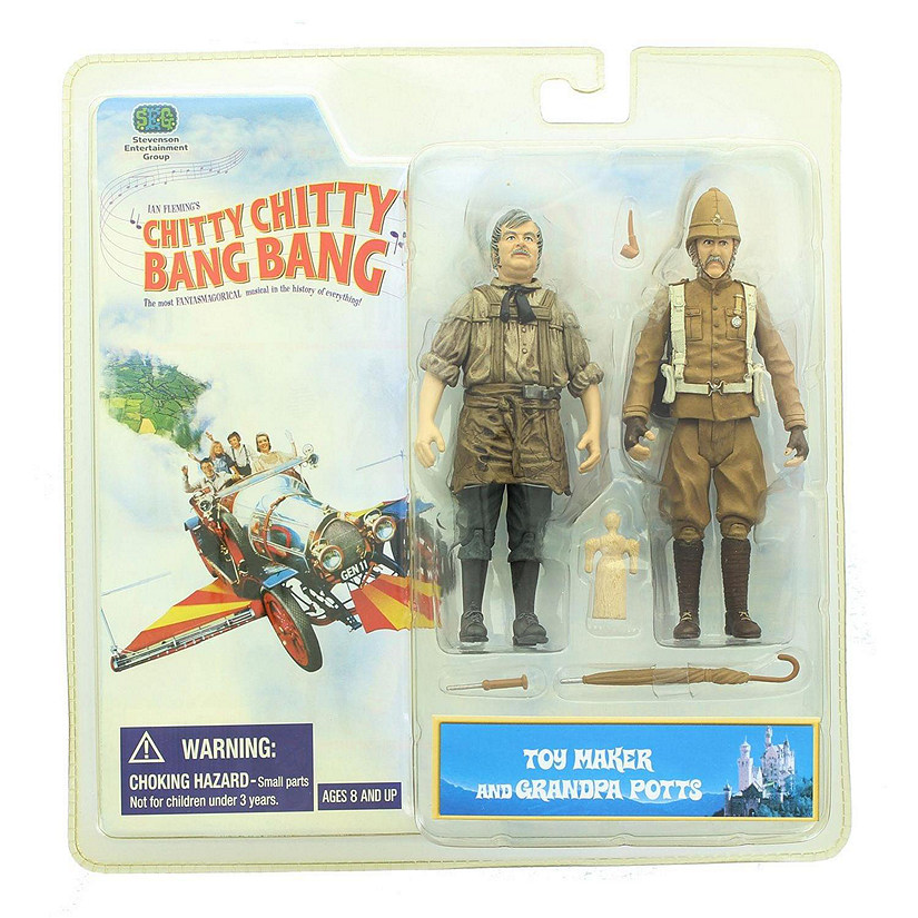 Chitty Chitty Bang Bang Two Pack Figure Toy Maker & Grandpa Image