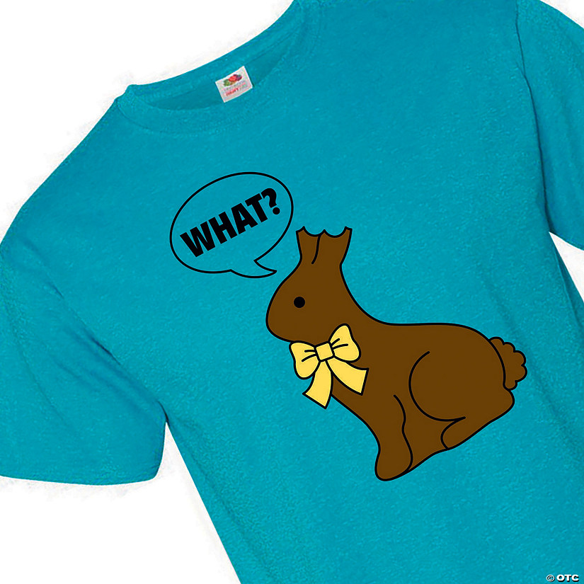 Chocolate Bunny Adult's T-Shirt Image