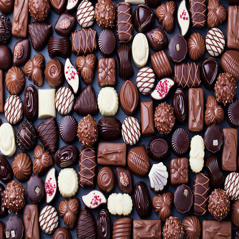 Chocolate Delight Candy Puzzle For Adults And Kids  1000 Piece Jigsaw Puzzle Image