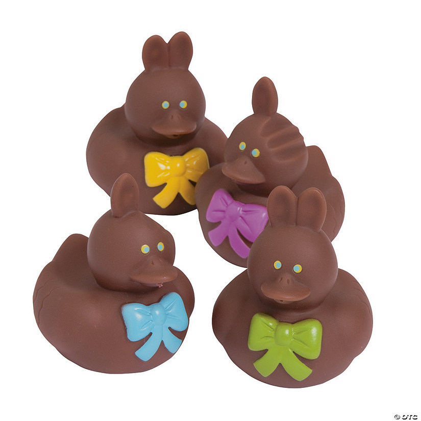 Chocolate Easter Bunny Rubber Duckies Discontinued