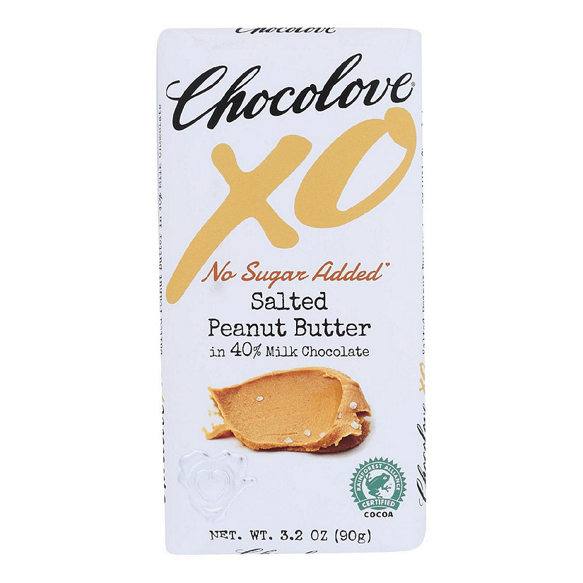 Chocolove - Xo Bar Milk Chocolate Salted Peanut Butter - Case of 10-3.2 OZ Image