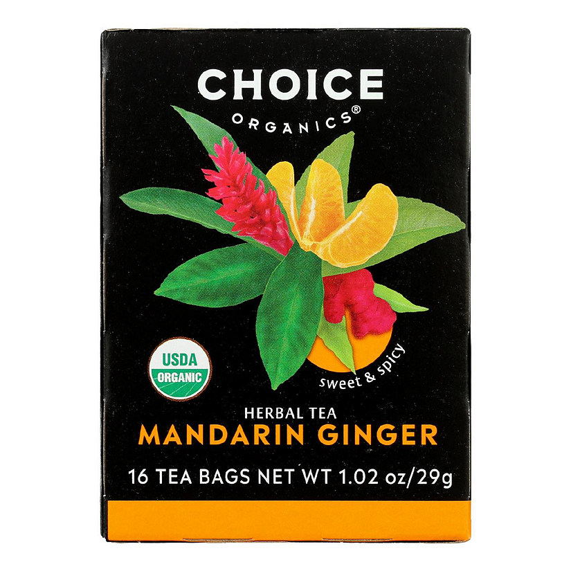Choice Organic Teas - Tea Mandarin Ginger - Case of 6-16 CT Image