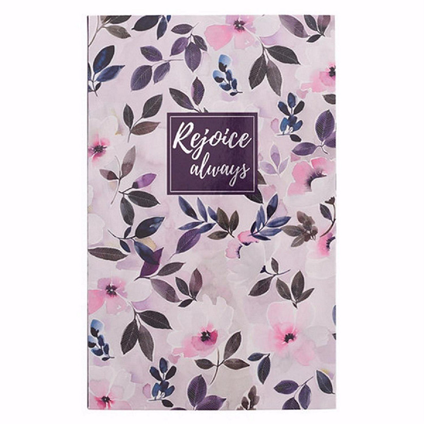 Christian Art Gifts 170705 Journal-Flexcover Rejoice Always Image