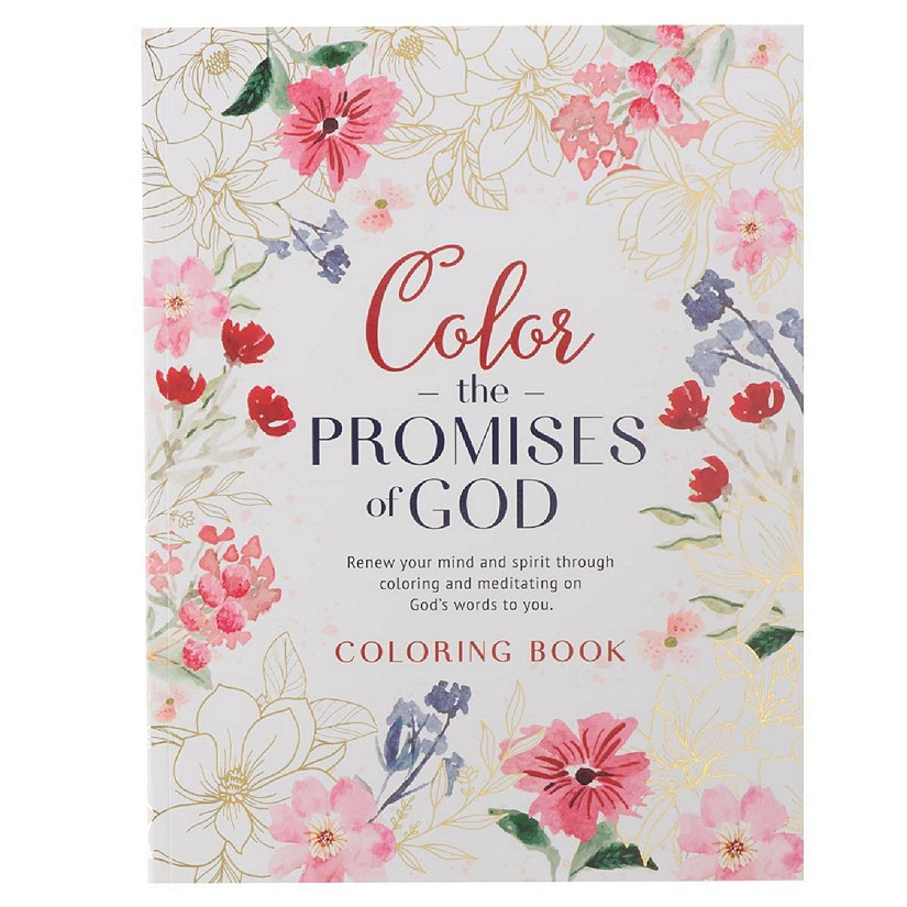 Christian Art Gifts 21734X Color the Promises of God Coloring Book Image