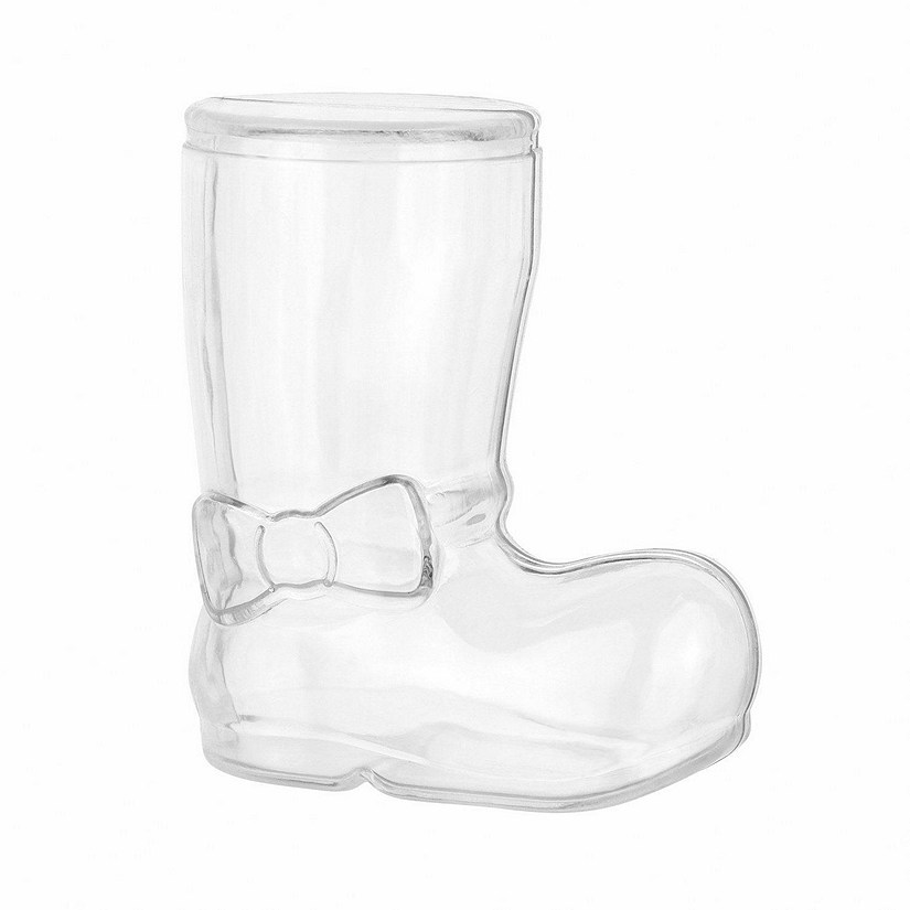 Christmas Boot Shaped Acrylic Candy Boxes 24 Pack 3.25"X3"X1.5" Image