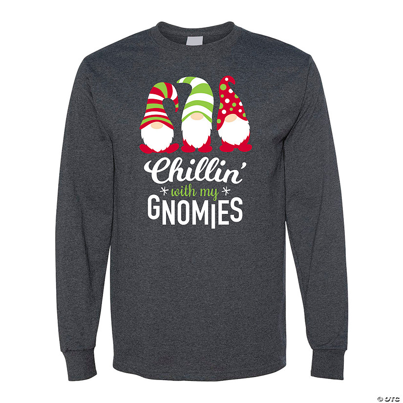 Christmas Chillin&#8217; with My Gnomies Men&#8217;s T-Shirt Image
