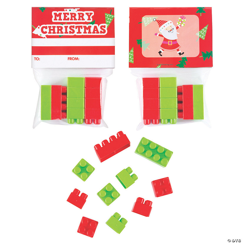 Christmas Color Brick Handouts - 12 Pc. Image