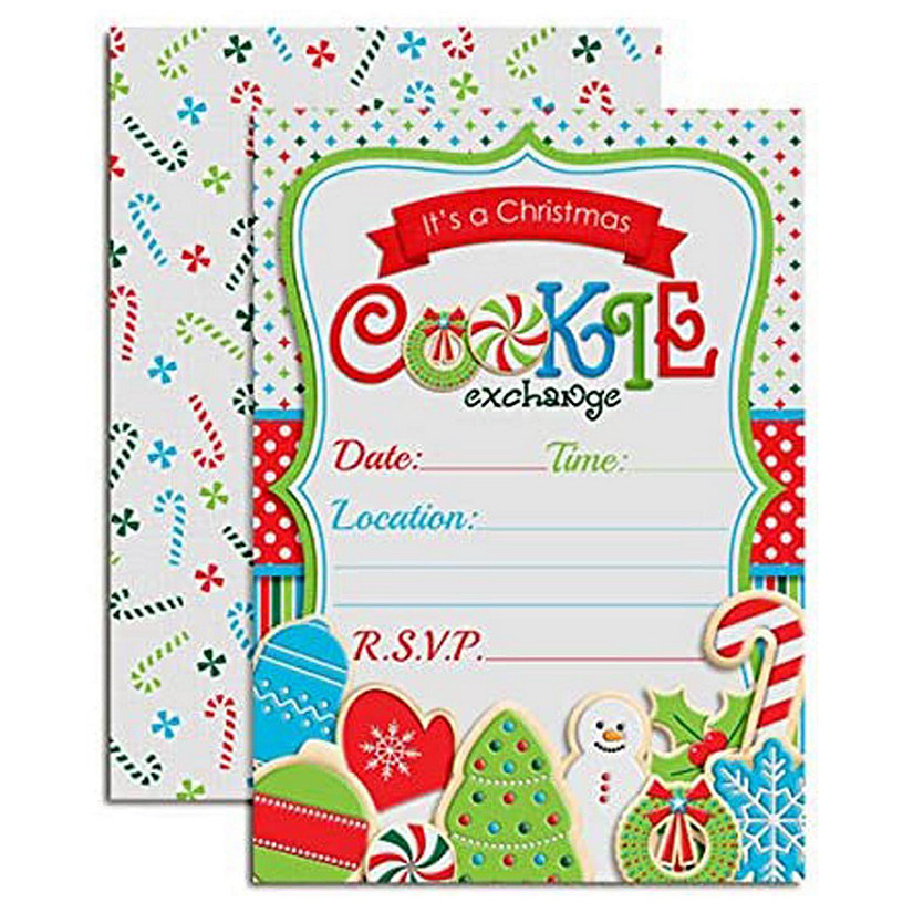 Christmas Cookie Exchange Invitations 40pc. by AmandaCreation Image