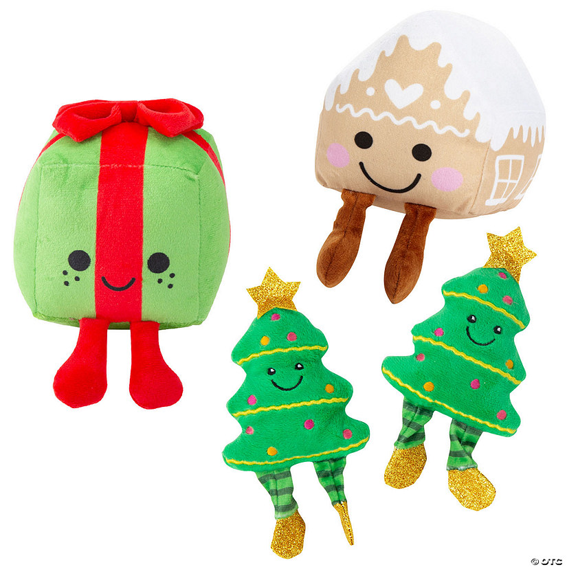 Christmas Dangle-Leg Stuffed Character Assortment - 36 Pc. Image