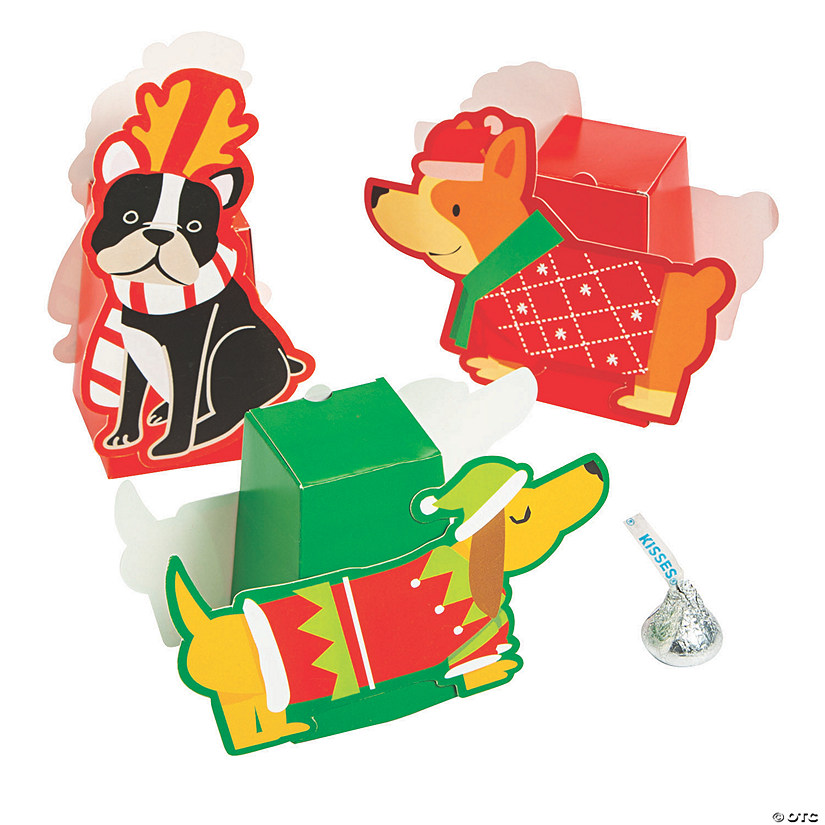 Christmas Dog Favor Boxes - Discontinued