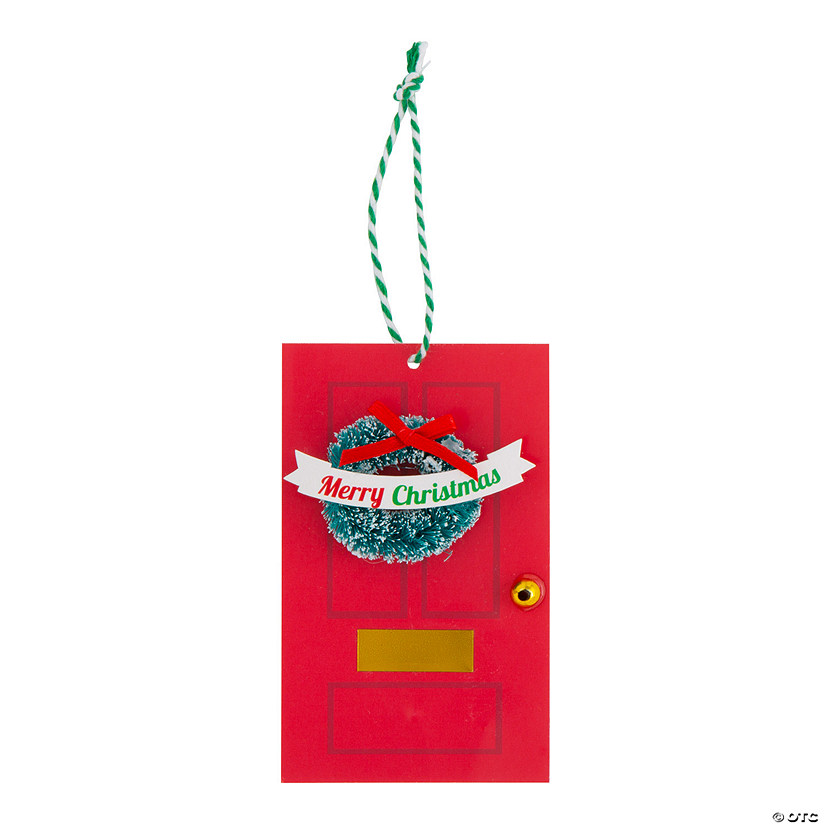 Christmas Door Ornament Craft Kit - Makes 12 Image