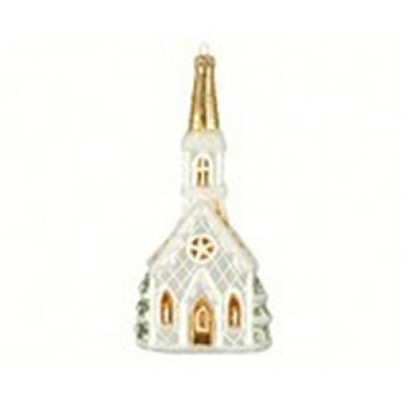 Christmas Eve Chapel Ornament, White