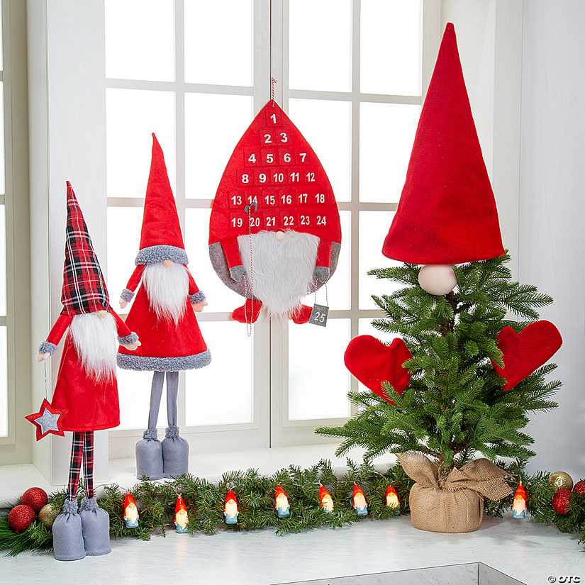 Christmas Gnome Indoor Decorating Kit - 4 Pc. Image