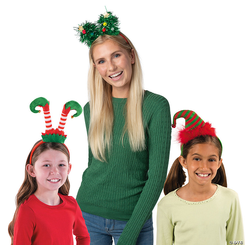 Christmas Headband Assortment for 24 Oriental Trading