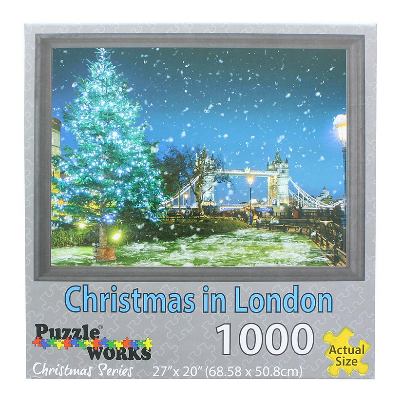 Christmas In London 1000 Piece Jigsaw Puzzle Image