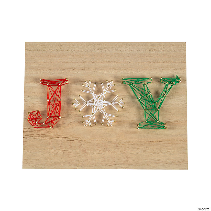 Christmas Joy String Art Craft Image