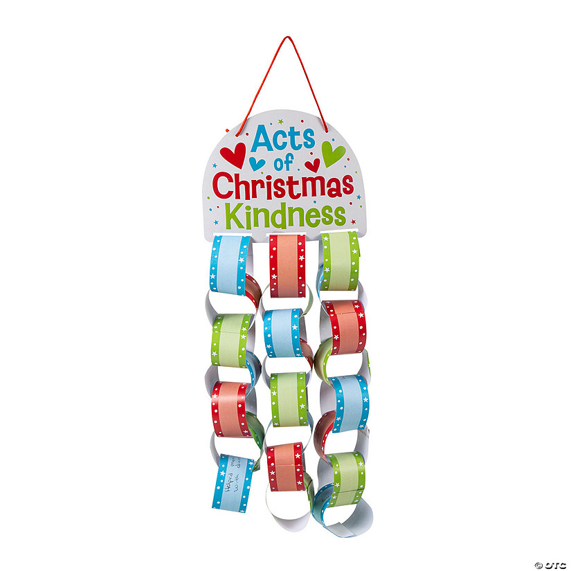 Christmas Kindness Chain Mobile Craft Kit - Makes 12 Image