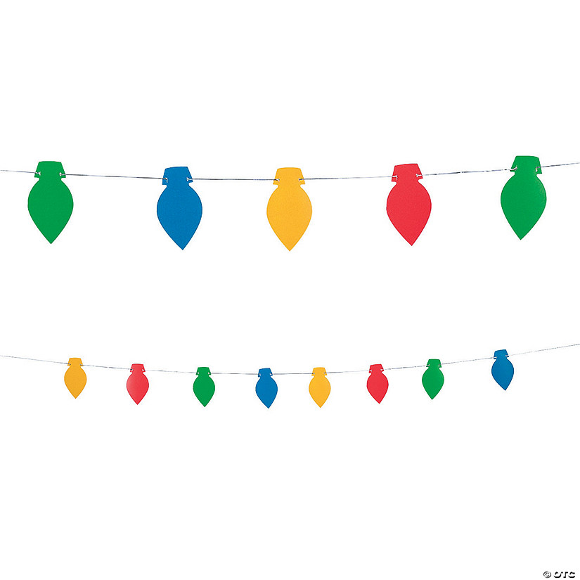 Christmas Light Bulb Garland Discontinued